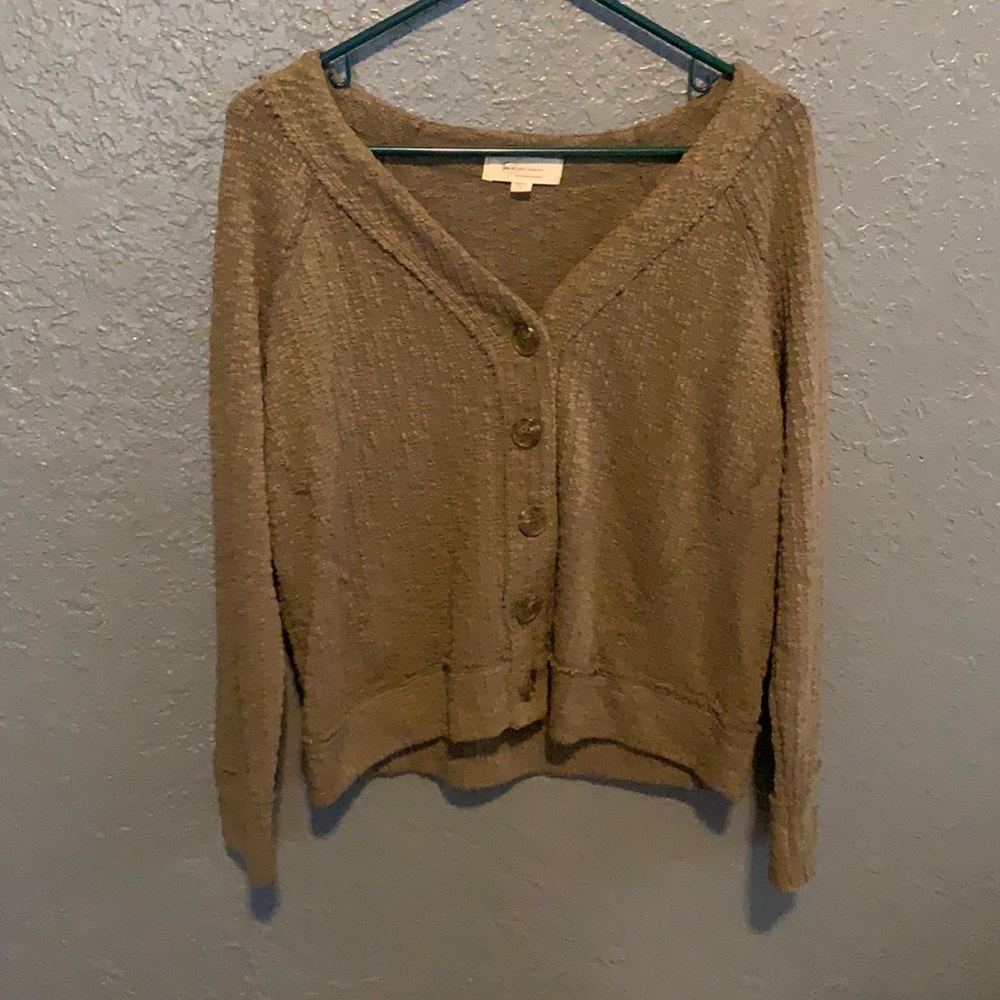 Button up sweater